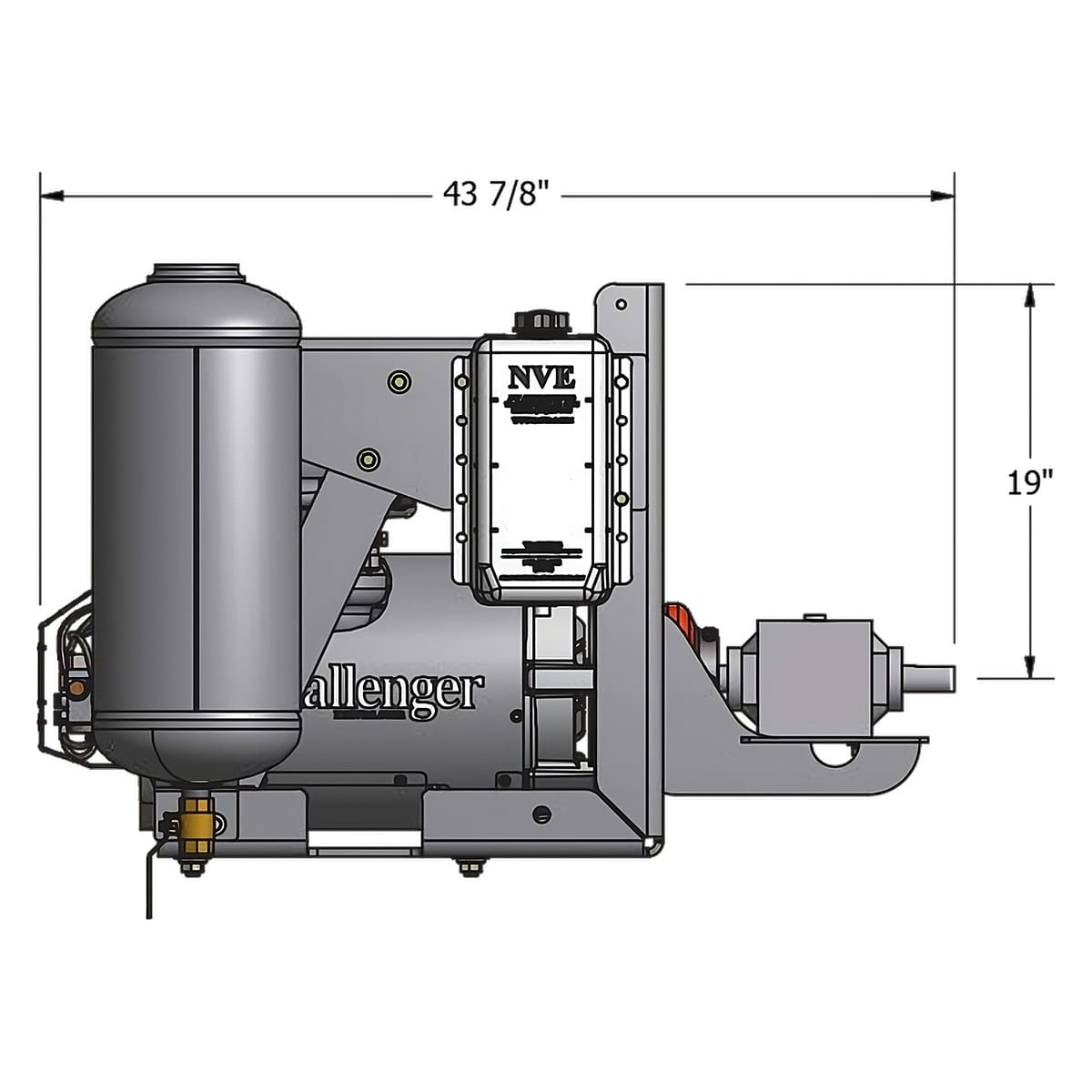 NVE 607 PRO Vacuum Pump - NVE-117-607P-MUF-FD