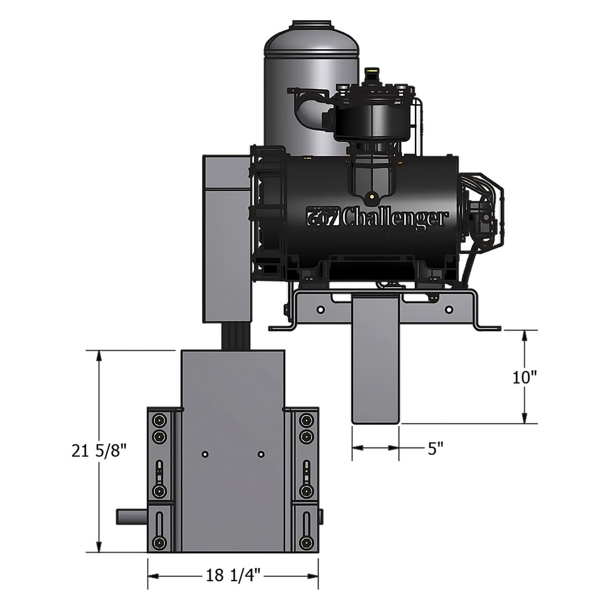 NVE 607 PRO Vacuum Pump - NVE-117-607P-TM-FD